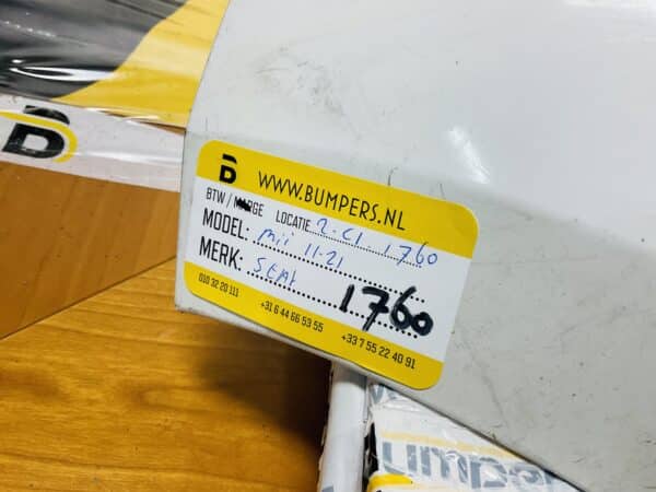 Bumper Seat MII 2011-2021 Voorbumper 2-C1-1760