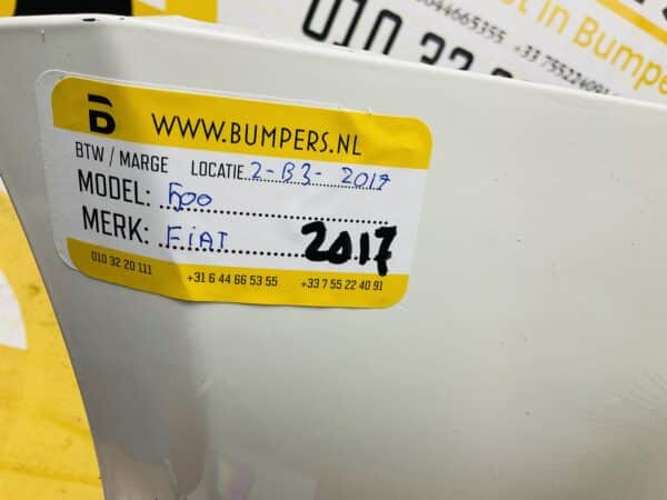 Bumper Fiat 500 2008-2015 Voorbumper 2-B3-2017
