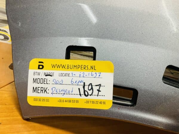 Bumper Peugeot 208 GT GT-Line 2020-2022 6xpdc Achterbumper 1-F2-1697