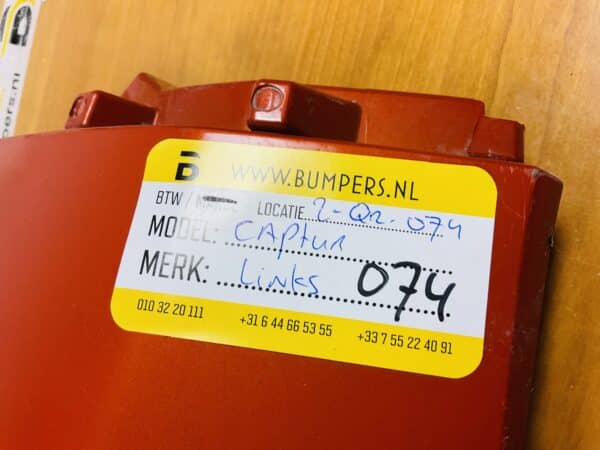 Zijscherm Renault Captur 631018998R Links Scherm 2-Q2-074