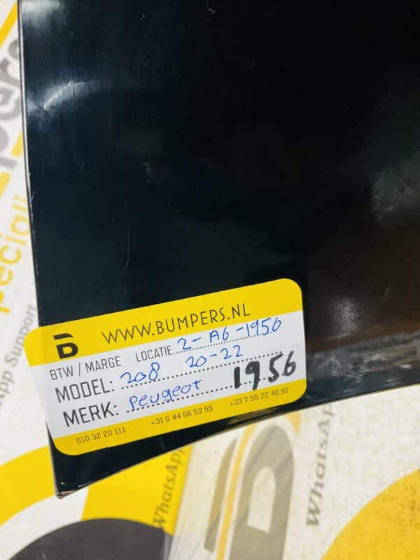 Bumper Peugeot 208 2020-2022 Voorbumper 2-A6-1956