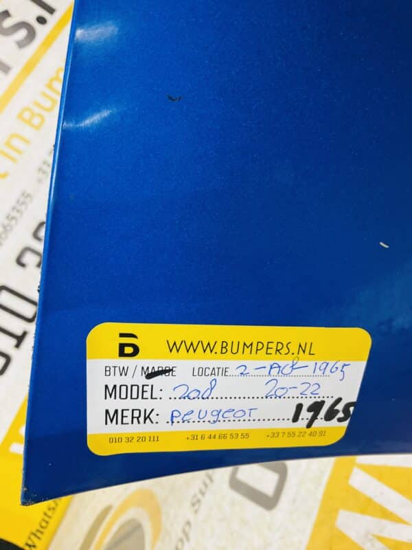 Bumper Peugeot 208 2020-2022 Voorbumper 2-A8-1965