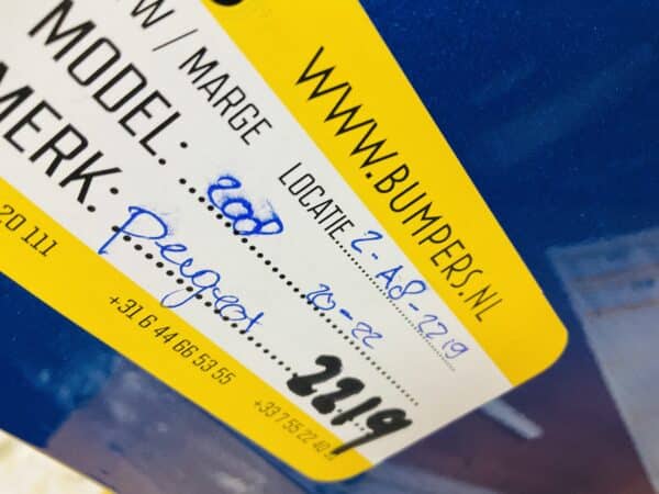 Bumper Peugeot 208 2020-2022 Voorbumper 2-A8-2219