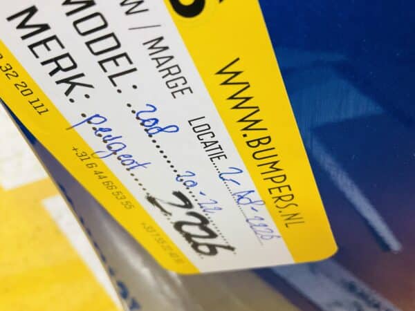 Bumper Peugeot 208 2020-2022 Voorbumper 2-A8-2226