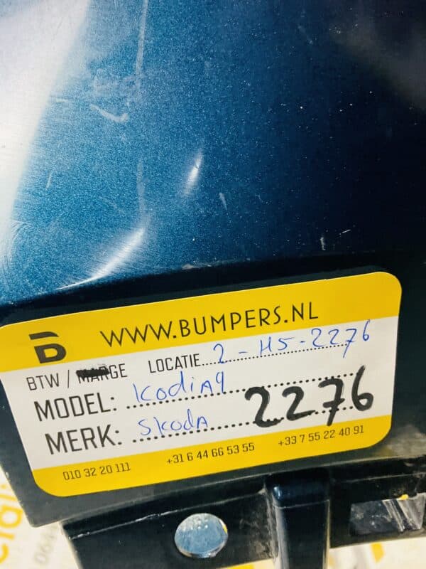 Bumper Skoda Kodiaq 2016-2021 Voorbumper 2-H5-2276
