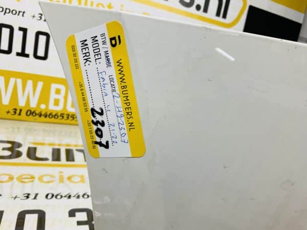 Bumper Skoda Fabia 4 2021-2022 Voorbumper 2-H9-2307