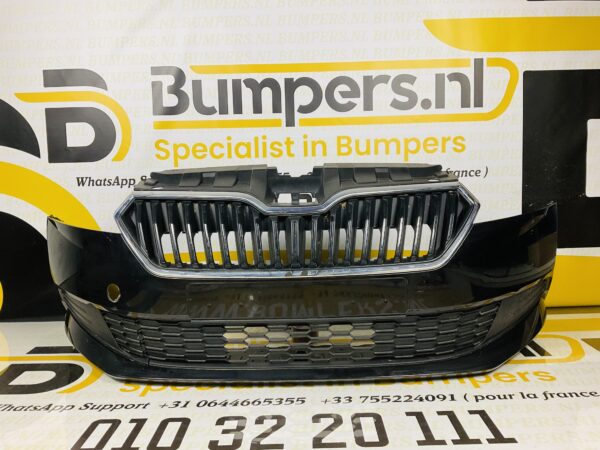 Bumper Skoda Fabia 3 Facelift 2018-2020 Voorbumper 2-H7-2113