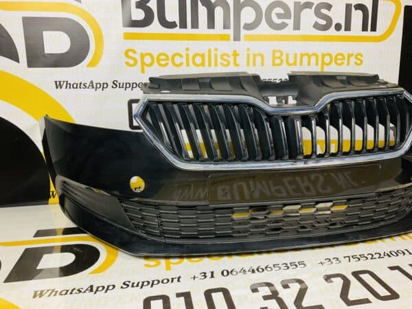 Bumper Skoda Fabia 3 Facelift 2018-2020 Voorbumper 2-H7-2113