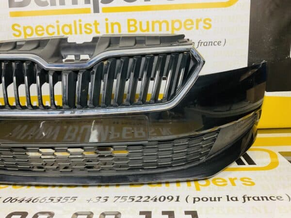 Bumper Skoda Fabia 3 Facelift 2018-2020 Voorbumper 2-H7-2113