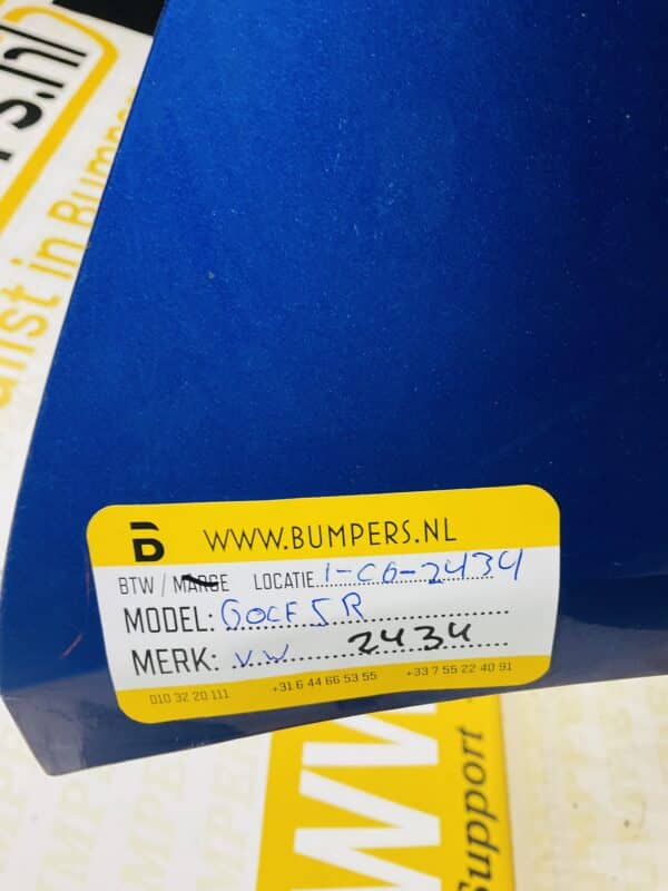 Bumper Volkswagen Golf 5 R Voorbumper 1-C6-2434