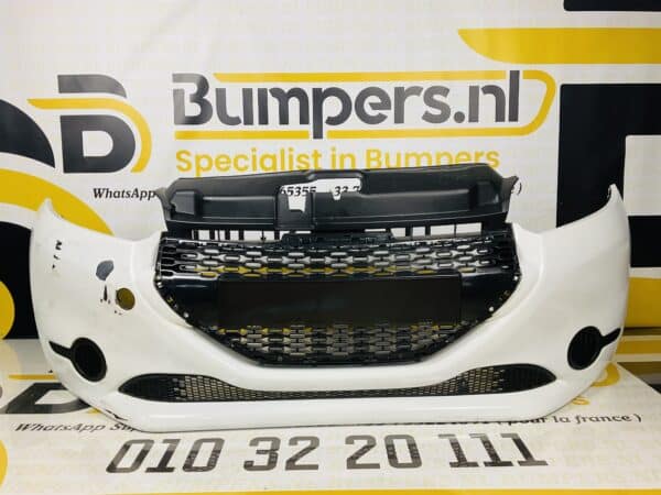 Bumper Peugeot 208 + Grill 2012-2016 Voorbumper 2-J2-2486
