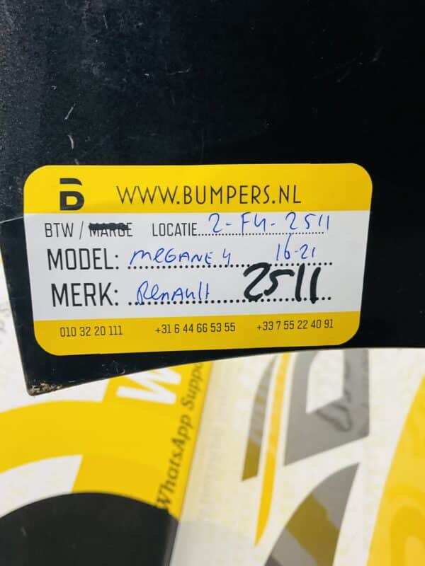Bumper Renault Megane 4 2016-2021 Voorbumper 2-F4-2511