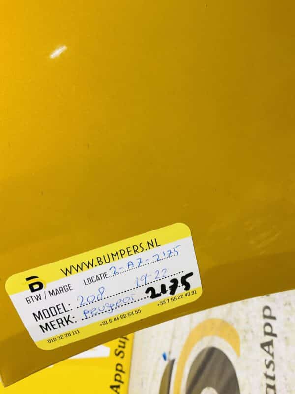 Bumper Peugeot 208 2019-2022 Voorbumper 2-A7-2175