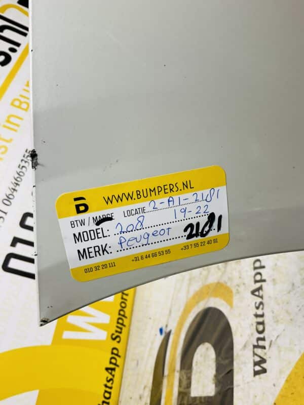 Bumper Peugeot 208 2019-2022 Voorbumper 2-A1-2181