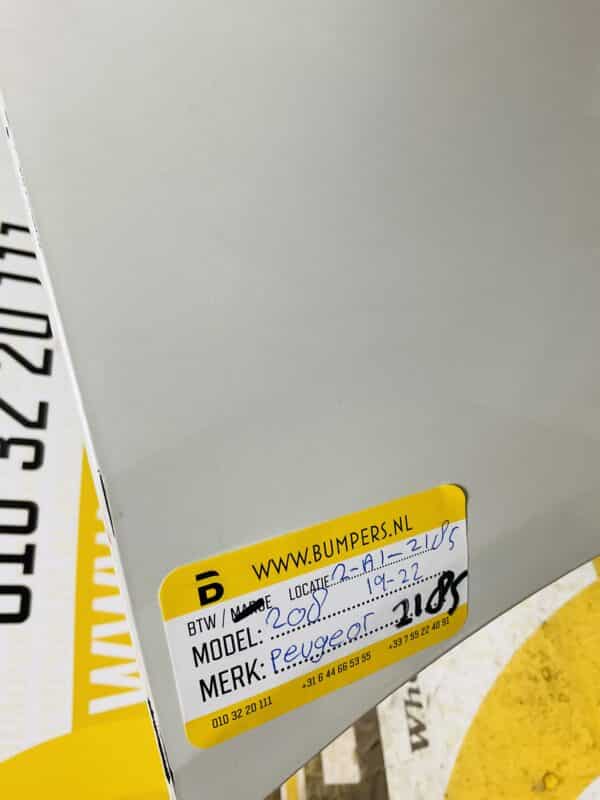 Bumper Peugeot 208 2019-2022 Voorbumper 2-A1-2185