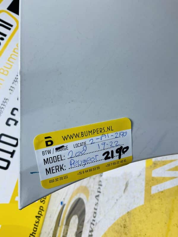 Bumper Peugeot 208 2019-2022 Voorbumper 2-A1-2190