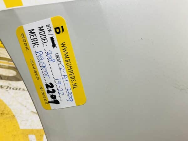 Bumper Peugeot 208 2019-2022 Voorbumper 2-A1-2209