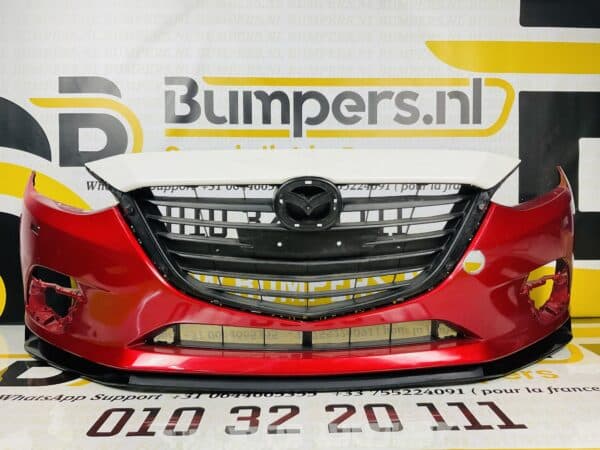 Bumper Mazda 3 Sport + Grill 2012-2016 Origineel Voorbumper 2-B9-2249