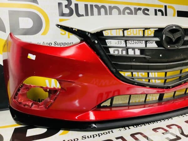 Bumper Mazda 3 Sport + Grill 2012-2016 Origineel Voorbumper 2-B9-2249