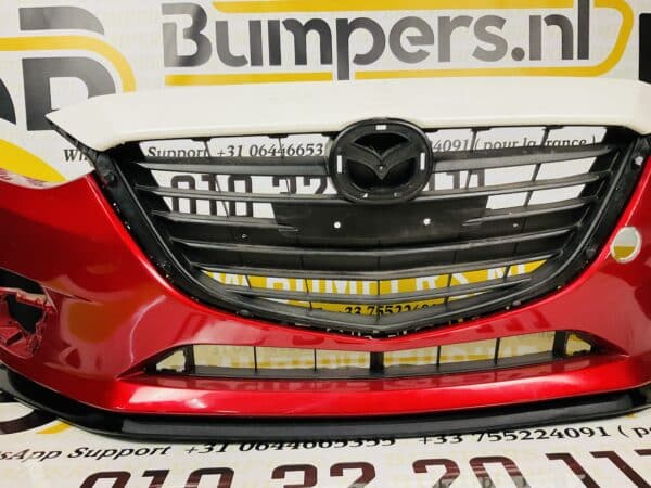 Bumper Mazda 3 Sport + Grill 2012-2016 Origineel Voorbumper 2-B9-2249