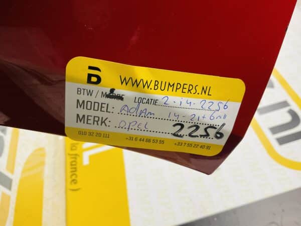 Bumper Opel Adam + Grille 2014-2021 Voorbumper 2-i4-2256