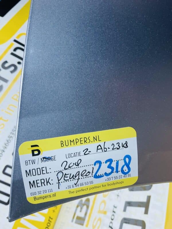 Bumper Peugeot 208 2020-2022 Voorbumper 2-A6-2318