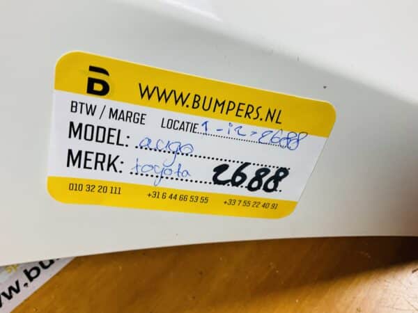 Achterbumper Toyota Aygo 2014-2021 Origineel Bumper 1-i2-2688
