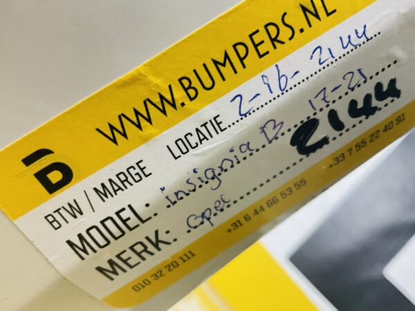 Bumper Opel Insignia 17-21 Voorbumper 2-i6-2144