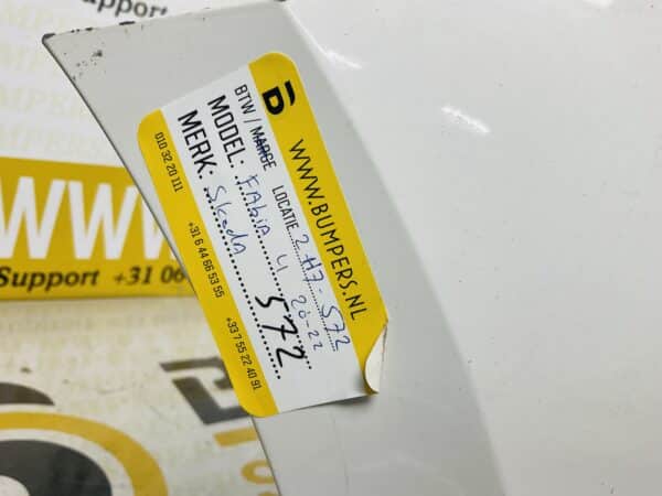 Bumper Skoda Fabia 4 21-22 Voorbumper 2-H7-572