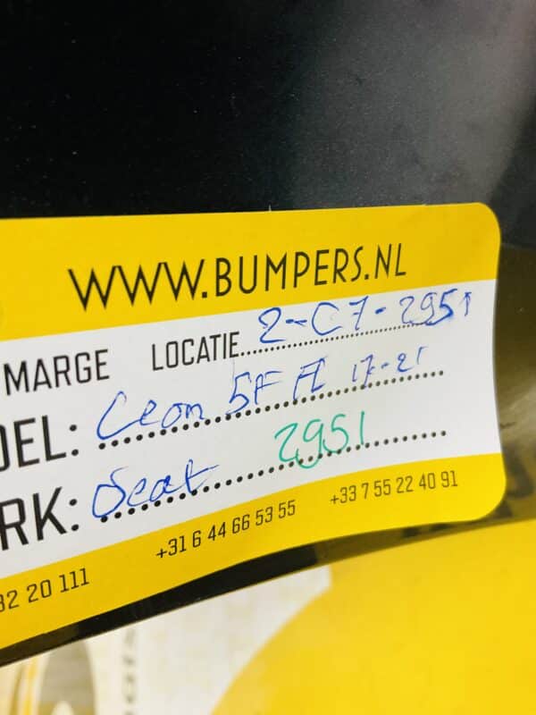Bumper Seat Leon 5F Facelift 2017-2021 Voorbumper 2-C7-2951