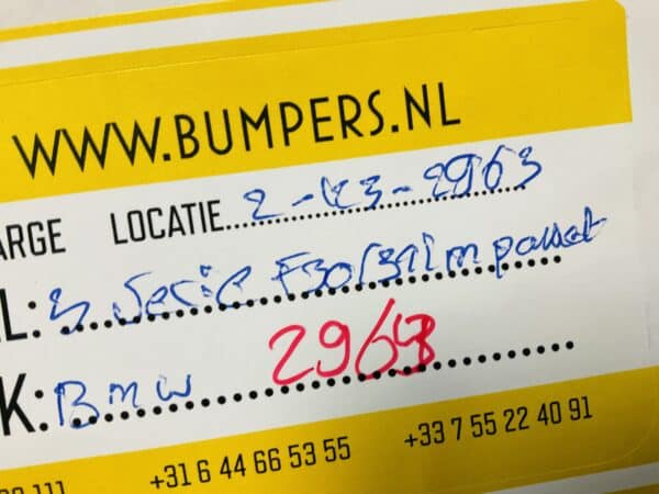 Bumper Bmw 3 Serie F30/F31 M Pakket Voorbumper 2-K3-2963