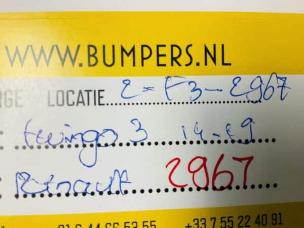 Bumper Renault Twingo 3 2014-2019 Voorbumper 2-F3-2967