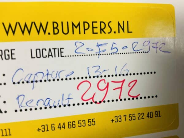 Bumper Renault Capture 13-18 Voorbumper 2-F5-2972