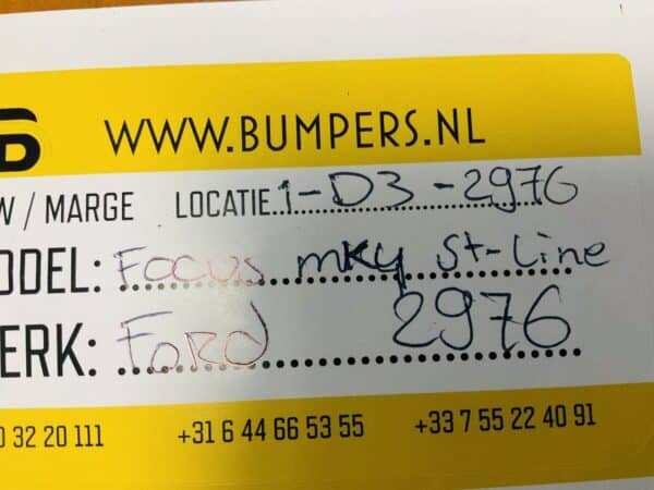 Bumper Ford Focus MK4 STLine ST-Line Voorbumper 1-D9-2976