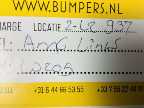 Zijskirt Mercedes C Klasse W205 AMG Sedan Estate Links Dorpel 2-L2-937