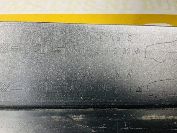 Zijskirt Mercedes E Klasse W213 AMG A2136900102 Links Dorpel 2-L2-943