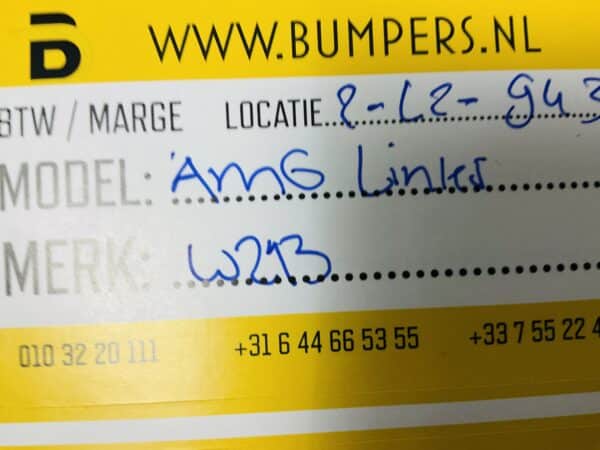 Zijskirt Mercedes E Klasse W213 AMG A2136900102 Links Dorpel 2-L2-943