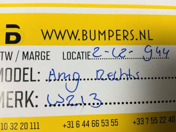 Zijskirt Mercedes E Klasse W213 AMG A2136900202 A2136909801 Dorpel Rechts 2-L2-944