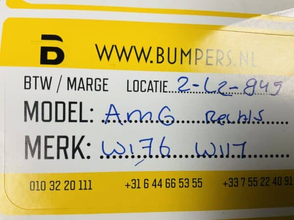 Zijskirt Mercedes A Klasse W176 CLA Klasse W117 AMG A1766980154 Dorpel Rechts 2-L2-945
