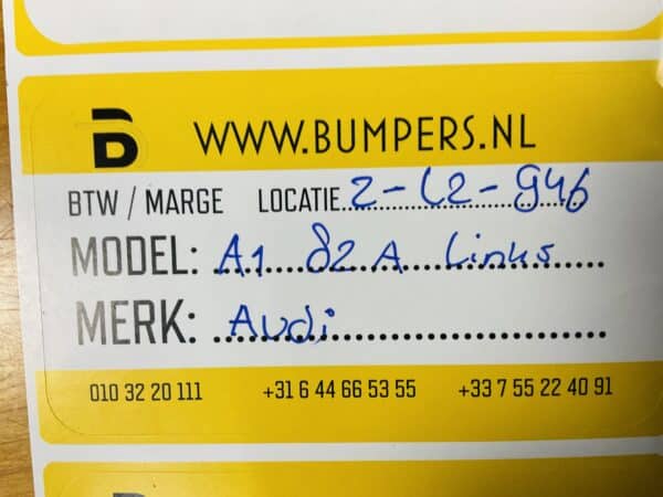 Zijskirt Audi A1 82A S1 SLine S-Line Dorpel Links 2-L2-946