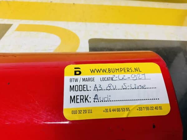 Zijskirt Audi A3 8V S line 12-19 3 deurs Dorpel 2-L2-927