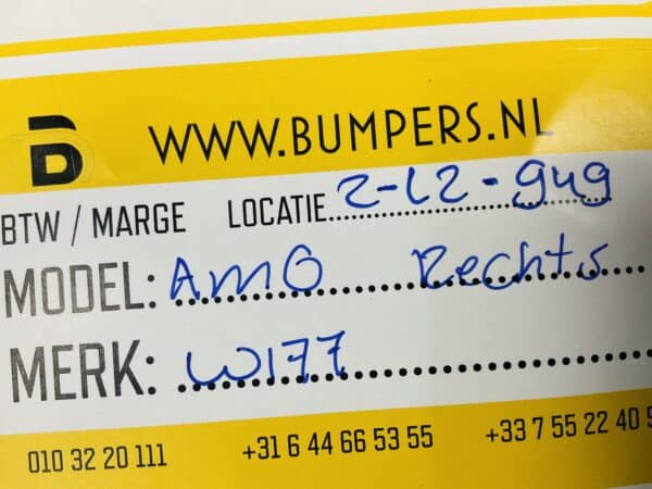 Zijskirt Mercedes A Klasse W177 AMG A1776904601 Dorpel Rechts 2-L2-949