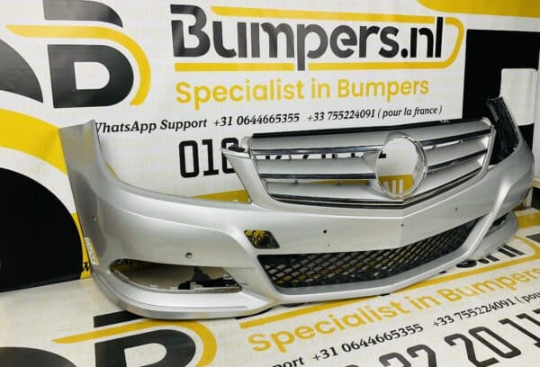 Bumper Mercedes C Klasse W204 Facelift 2011-2014 Voorbumper 1-A1-3036