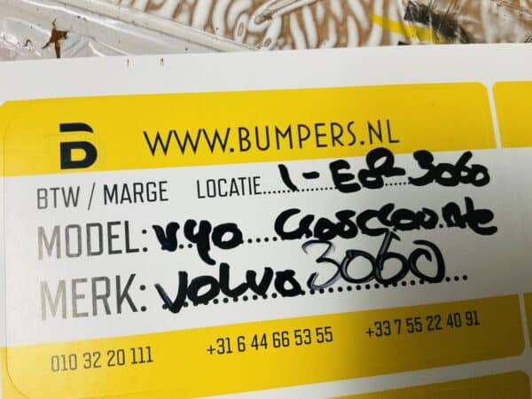 Bumper Volvo V40 Crosscountry Voorbumper 1-E1-3060