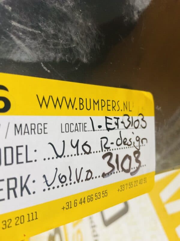 Bumper Volvo V40 R Design R-Design Kls Voorbumper 1-E7-3103