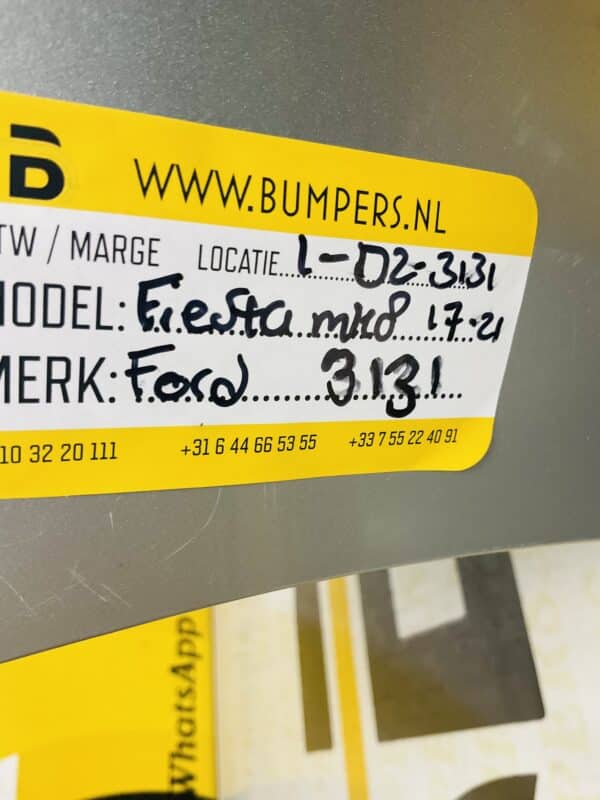 Bumper Ford Fiesta Mk8 2017-2021 Voorbumper 1-D2-3131