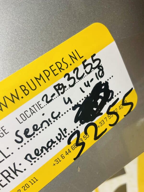 Bumper Renault Scenic 4 2014-2018 Voorbumper 2-F9-3255