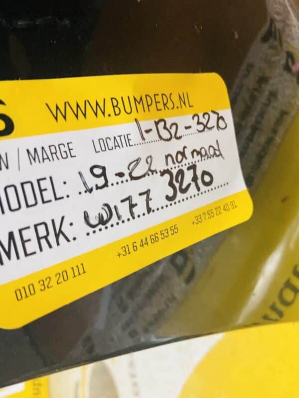 Bumper Mercedes A Klasse W177 2019-2022 Normaal Voorbumper 1-B2-3270