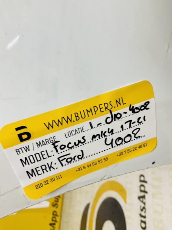 Bumper Ford Focus MK4 2017-2021 Voorbumper 1-D10-4002
