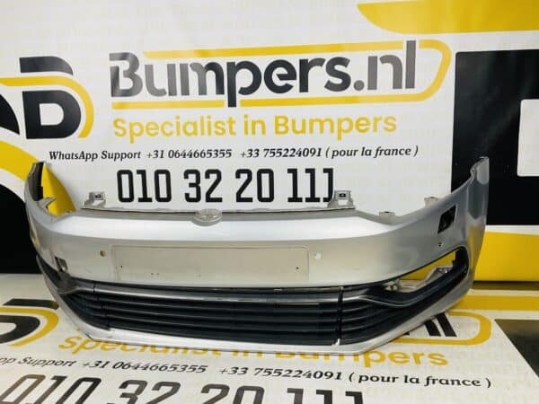 Bumper Volkswagen Polo 6C 2013-2017 4xpdc kls Voorbumper 1-C9-4011
